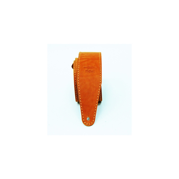 FL66025L11 Leather 11 Ремень для гитары, кожаный, абрикос, Fidel