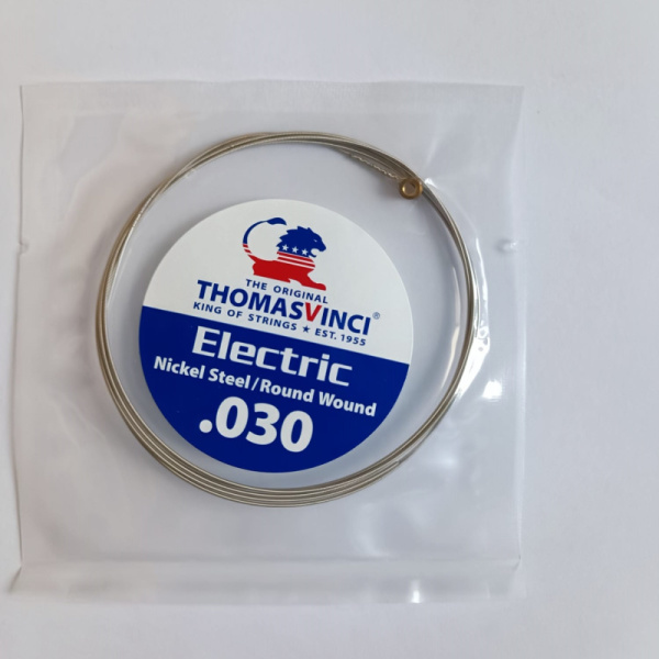 TV030 Струна отдельная для электрогитары, калибр .030. THOMASVINCI