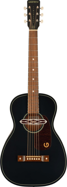 Jim Dandy Deltoluxe Parlor Black Top Электроакустическая гитара. Gretsch