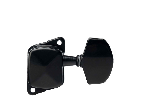 J-21-3+3-BK Колки для гитары 3+3, черные, Paxphil