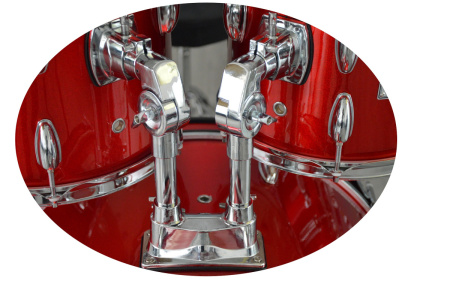 JW225-E6-MRD Барабанная установка (2 коробки), красная, TJW