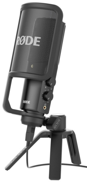 NT-USB+ Универсальный конденсаторный USB-микрофон. Битрейт 24 бит/48 кГц. RODE