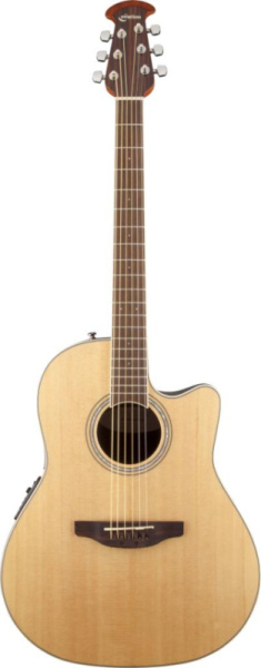 CS24-4 Celebrity Standard Mid Cutaway Natural Электроакустическая гитара с вырезом. OVATION