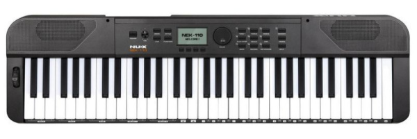 NEK-110-BK Синтезатор, 61 клавиша, автоаккомпанемент, чёрный, Nux