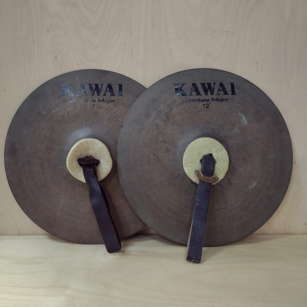 CYMBAL KC-OP30 Тарелки оркестровые 12'', пара, (ВИНТАЖ). KAWAI