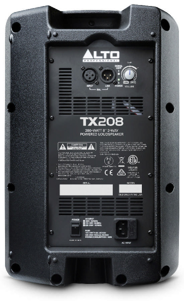 TX208 2-полосная (8` + 1`) активная акустическая система, 300 Вт. ALTO