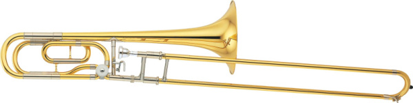 YSL-620 профессиональный тромбон тенор с квартвентилем , с кейсом. Yamaha 