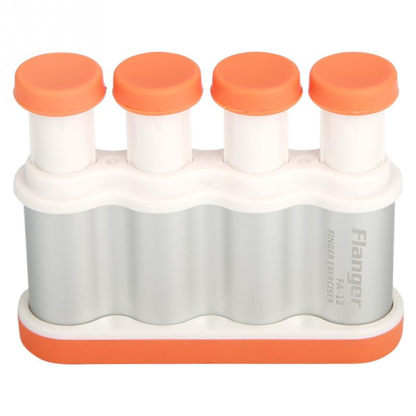 FA-12-S Тренажер для пальцев, серебристый, Flanger