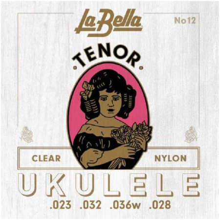12-TENOR Комплект струн для укулеле тенор, La Bella