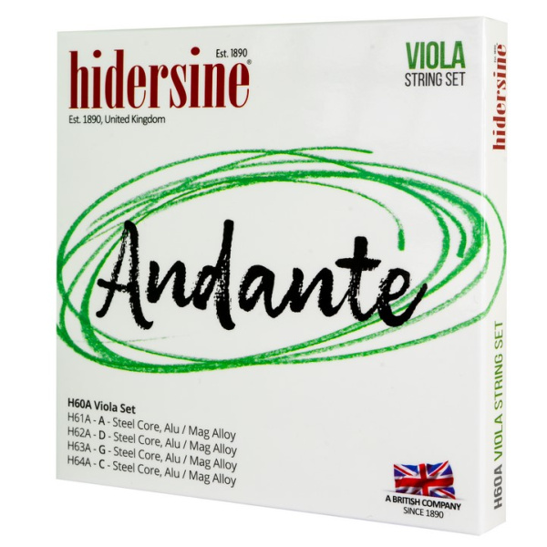 H60A Andante Комплект струн для альта, Hidersine