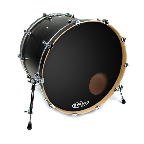 BD24RONX EQ3 ONYX Пластик для бас-барабана 24", резонансный, Evans