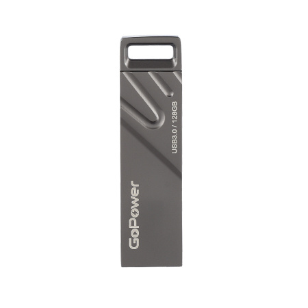 00-00025959 Titan Флеш-накопитель 128GB USB3.0, металл, черный графит, GoPower