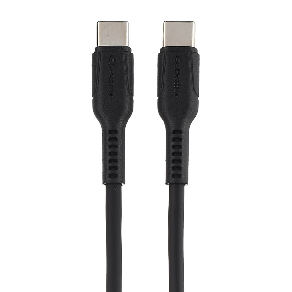 00-00028382 Кабель GP21TT Type-C (m)-Type-C (m) 3.0A 60W силикон черный, GoPower