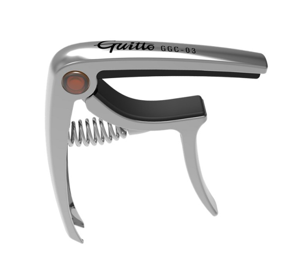GGC-03-SL Каподастр универсальный, серебристый, Guitto