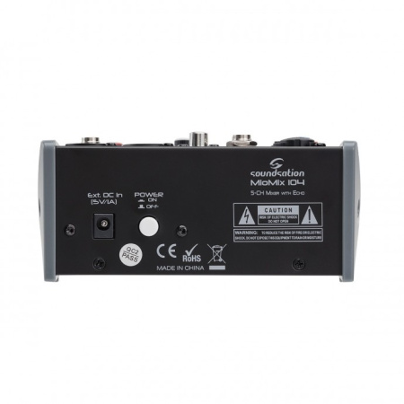 MioMix-104 Микшерный пульт, 5 каналов, Soundsation