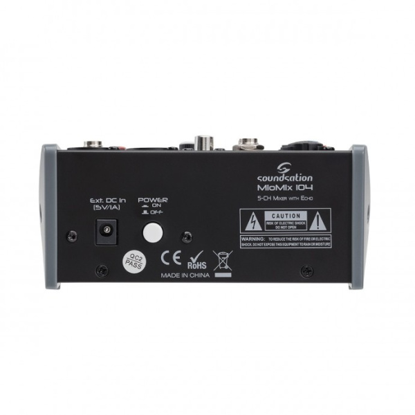 MioMix-104 Микшерный пульт, 5 каналов, Soundsation