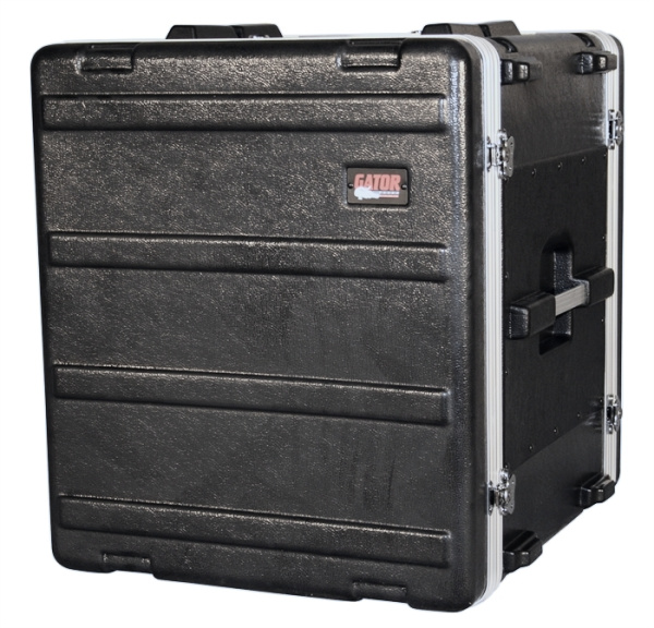 GR-12L - рэковый кейс на 12U, стальные рельсы, глубина 19", пластик. GATOR