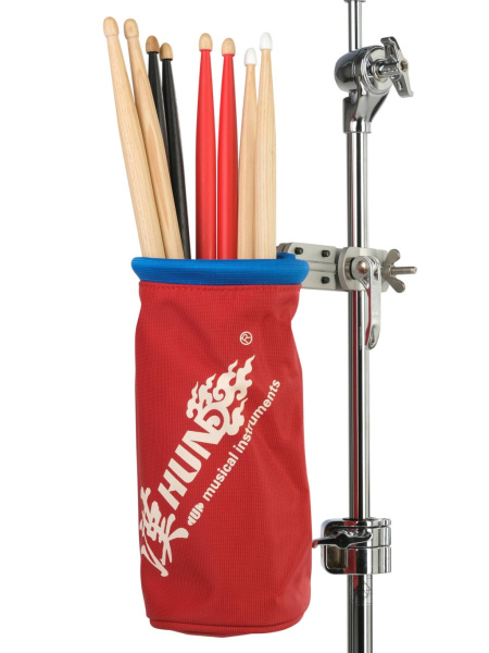10506002 ST-1 RED Держатель (чехол) для барабанных палочек на стойку, красный, HUN