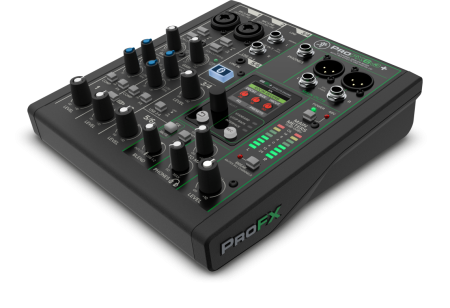 ProFX6v3+ 6-канальный микшер с процессором эффектов, режимами записи USB, Bluetooth. MACKIE