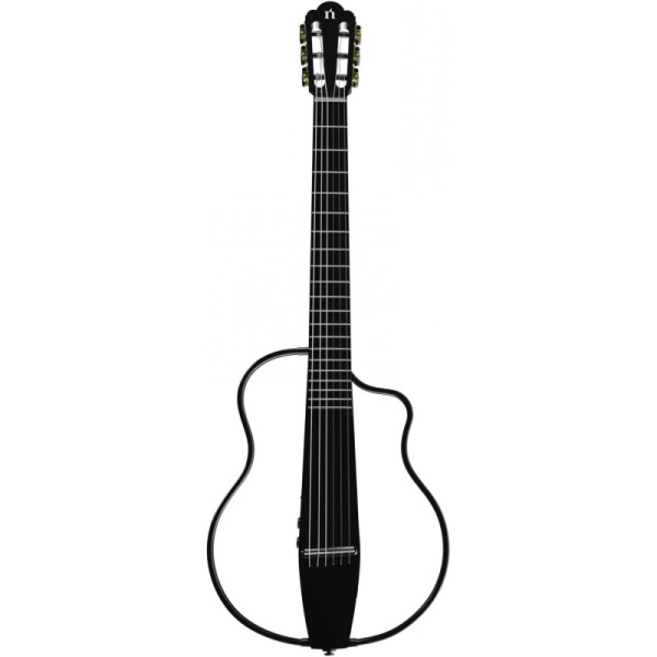 NBSG Nylon BK беспроводная бескорпусная акустическая смарт гитара, нейлон, цвет черный,чехол, NEBULA