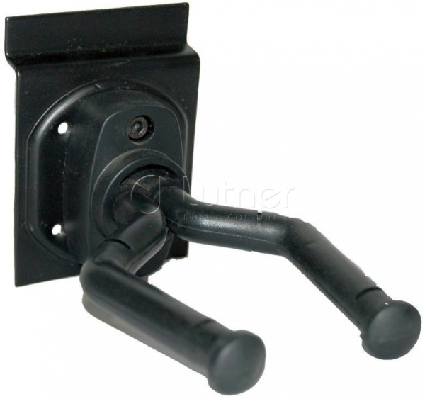 GH-06A Крюк гитарный на стену или эконом-панель, короткий, черный DADI 