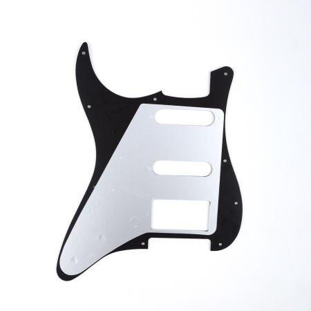MX0311 Пикгард для электрогитары Fender Stratocaster, 3 слоя, черная, Musiclily