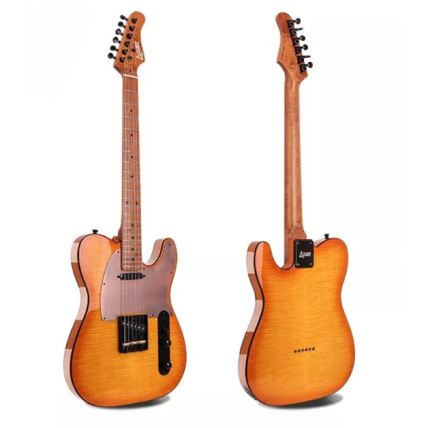 S-G27-HB Электрогитара, желтая, Luxars