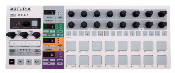 BeatStep PRO портативный USB/MIDI пэд-контроллер. ARTURIA