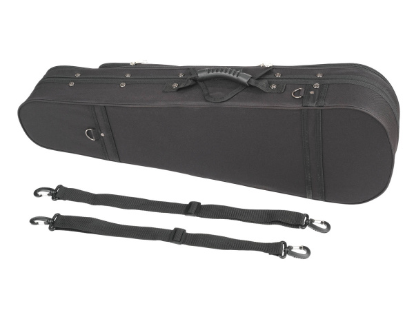 VC-G300-BKR-4/4 Футляр для скрипки размером 4/4, черный/красный, Mirra