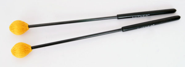 MM14 Палочки для маримбы, длина 350мм, диаметр наконечника 29мм.  Lutner