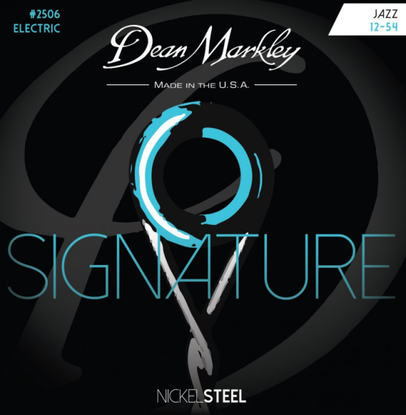 DM2506 Signature Jazz Комплект струн для электрогитары, никелированные, 12-54, Dean Markley