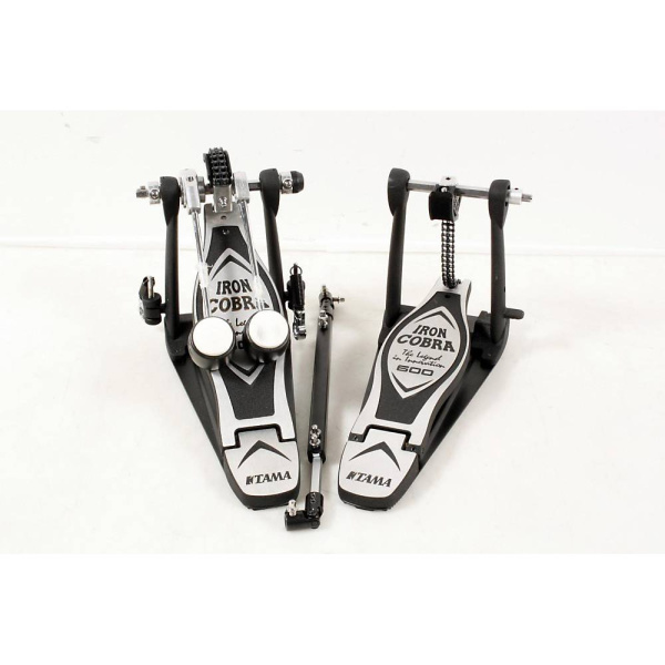 HP600DTW IRON COBRA 600 TWIN PEDAL Двойная педаль для барабана с цепью, TAMA