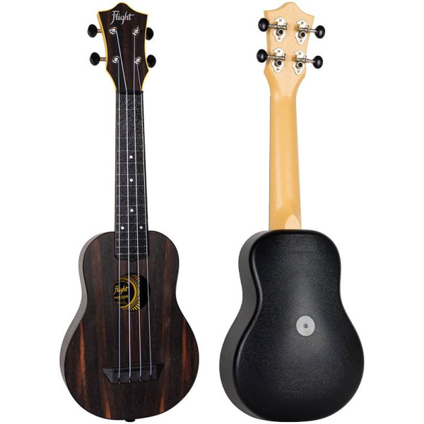 TUS-55 AMARA Укулеле Travel, сопрано, пластик, чехол в комплекте, FLIGHT
