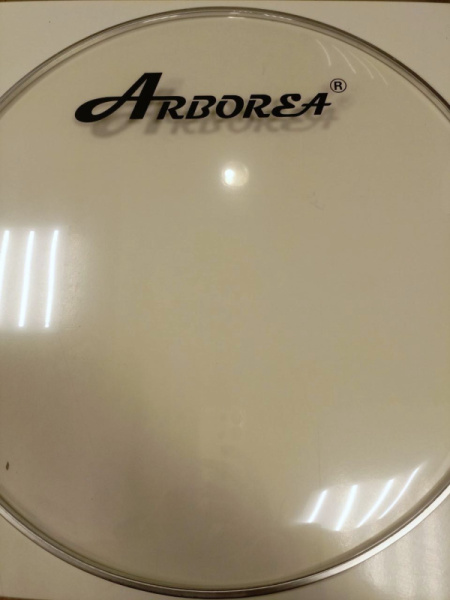 ARCLR-22 Пластик для малого и том барабана 22", прозрачный, Arborea