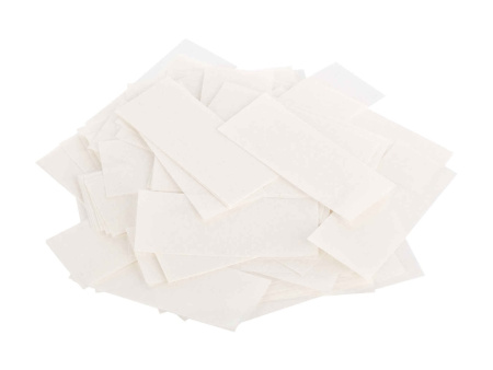 OPCW Бумажное конфетти 20х50мм, белый, упаковка 1 кг, Foix