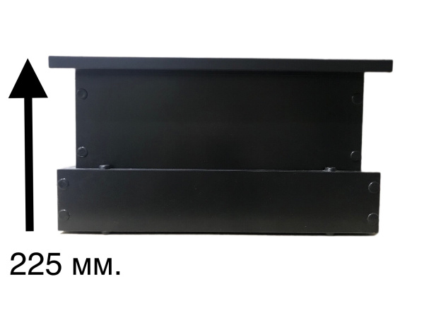 KN-01 Подставка для ног юного пианиста, чёрная, Lutner