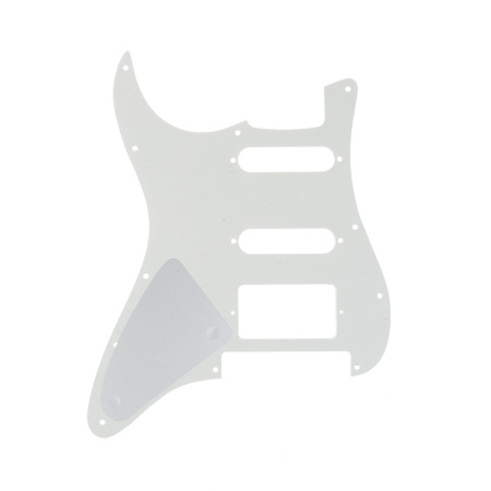 MX1380AW Защитная накладка гитары Fender Stratocaster HSS, 3 слоя, белая, Musiclily