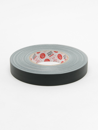 MATT50025/50В Клейкая лента Gaffer Tape@MATT (професс. тейп) 25мм/50м, матовый, черный. DG Solutions
