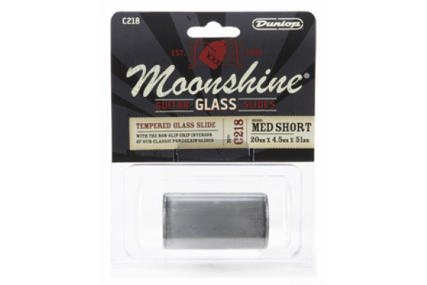 (TDN) Dunlop C218 Medium Short Glass Moonshine cлайд стеклянный толстый, матовый внутри