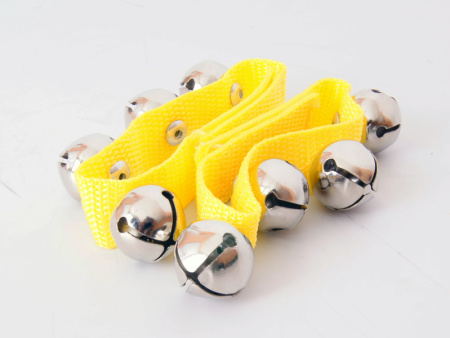 WRB-425 Колокольчики круглые d25мм 4 штуки на ремешке на запястье. DADI