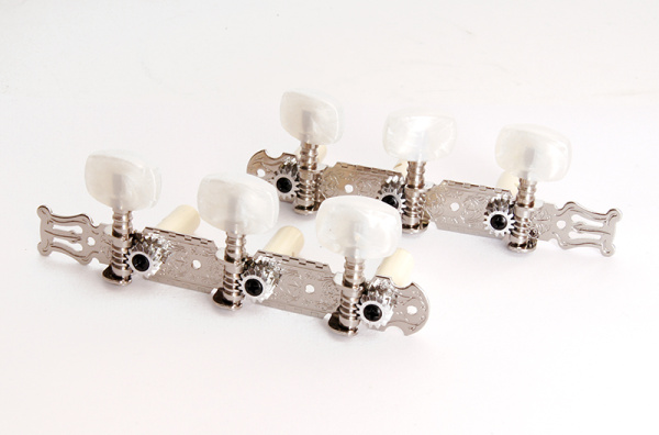 AOD-018C(W) Комплект колковой механики для классической гитары, с втулками, Alice