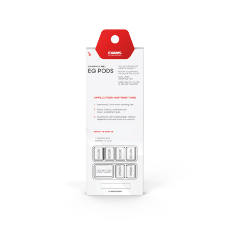 EQPODS EQ Pods Гелевые демпферы для барабанов, Evans
