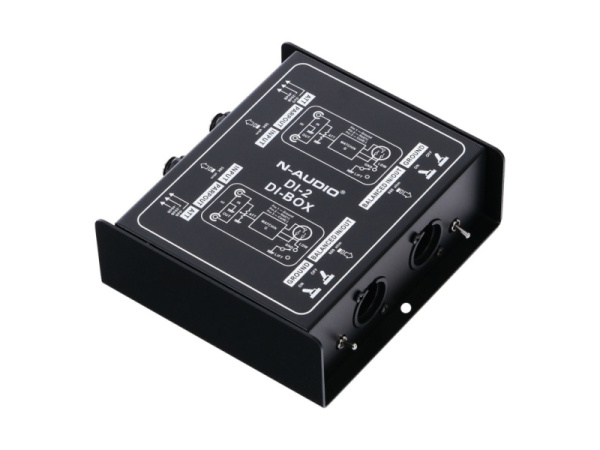 DI-2 D.I. Box Дибокс, Преобразователь сигнала для гитары, пассивный, N-Audio