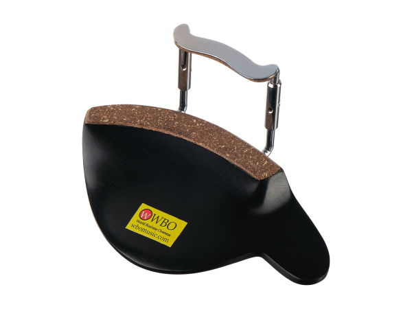 VC06Eu-4/4 Подбородник для скрипки, модель Stuber. Форма крепления - U. Материал - черное дер. WBO