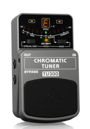 TU300 педаль-хроматический тюнер для настройки гитар и бас-гитар, BEHRINGER