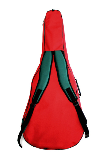 MZ-ChG-12-3red/green Чехол для гитары дредноут, MEZZO