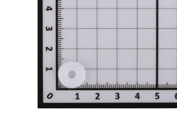 PF20 Шайба для крепления ремня, войлок, белая, комплект 1 шт, Paxphil