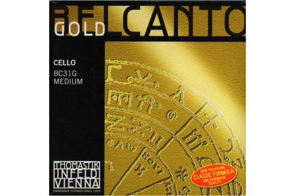 (TDN) THOMASTIK Belcanto Gold BC28G струна Соль для виолончели 4/4