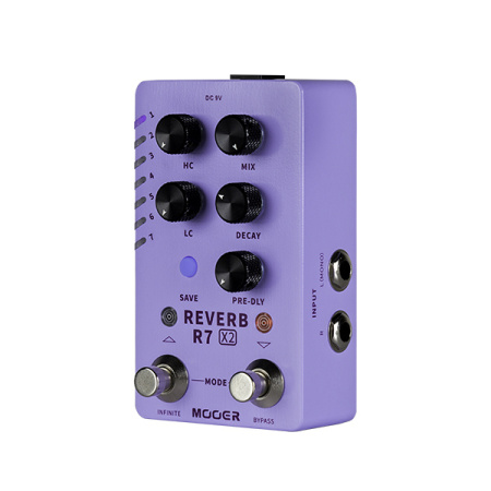 M723 R7 X2 Reverb Педаль эффектов, Mooer