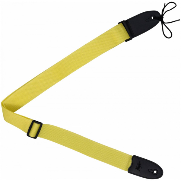 FSG-100YW ремень для акустической и электрогитары, цвет желтый. FLIGHT